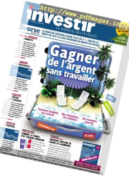 investir – 13 Aout 2016 Cover