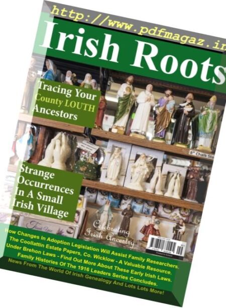 Irish Roots – Issue 90, 2016 Cover