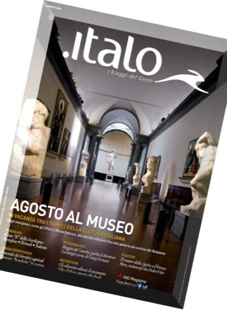 Italo Magazine – Agosto 2016 Cover