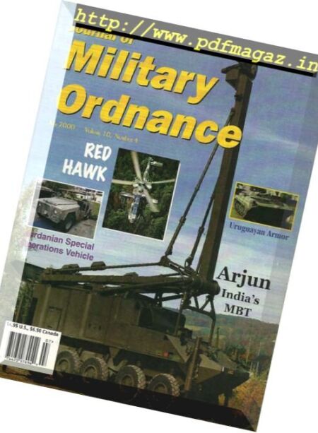 Journal of Military Ordnance – July 2000 Cover