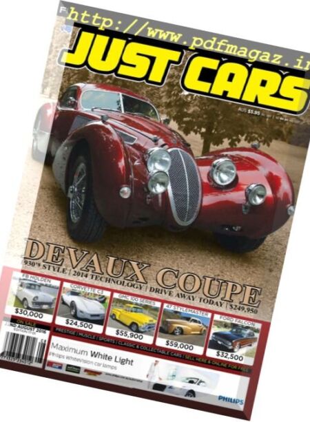 Just Cars – August 2016 Cover