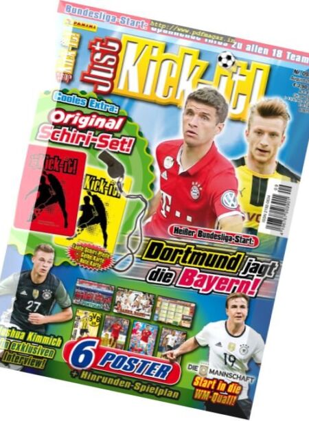 Just Kick-it! – Nr.9, 2016 Cover