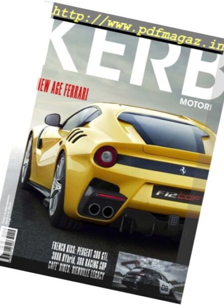Kerb Motori – Numero 14, 2015-2016 Cover