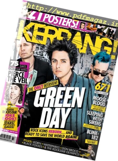 Kerrang! – 20 August 2016 Cover