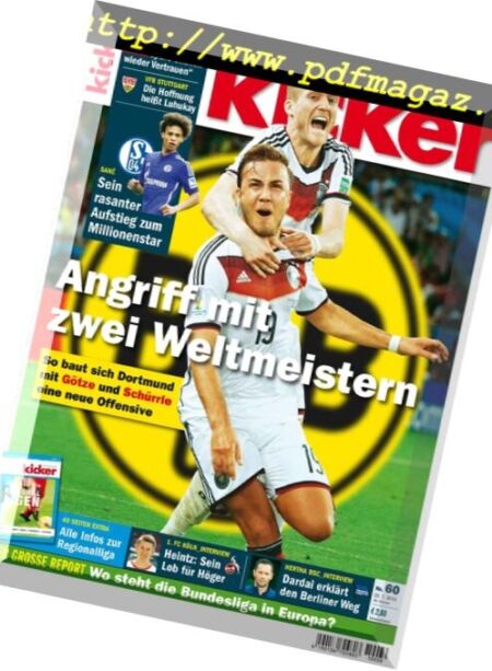 Kicker – 25 Juli 2016 Cover