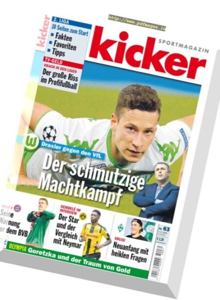kicker – 4 August 2016 Cover