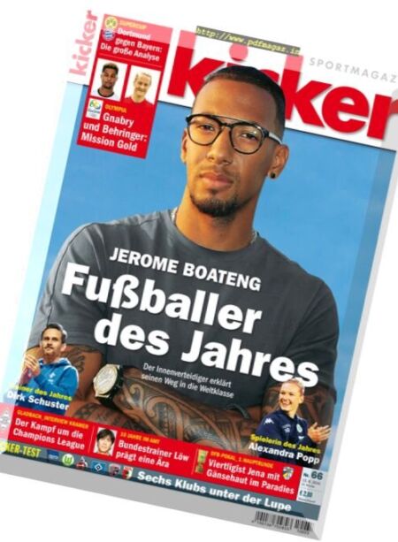 kicker – Nr.66, 15 August 2016 Cover