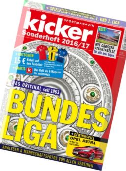 kicker Sonderhefte – 2016-2017