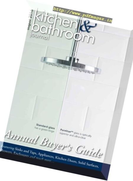Kitchen & Bathroom Journal – August 2016 Cover