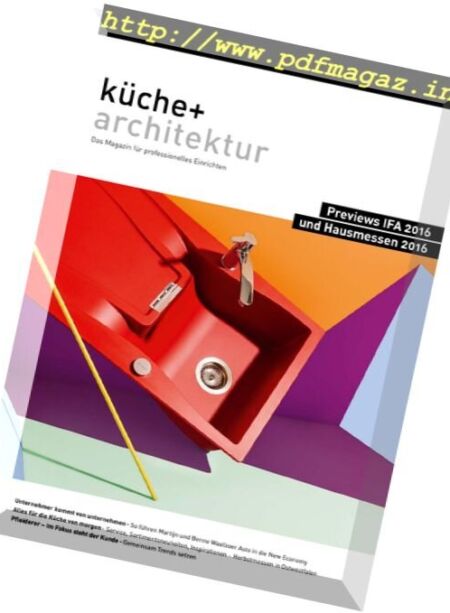 Kuche & Architektur – N 4, 2016 Cover