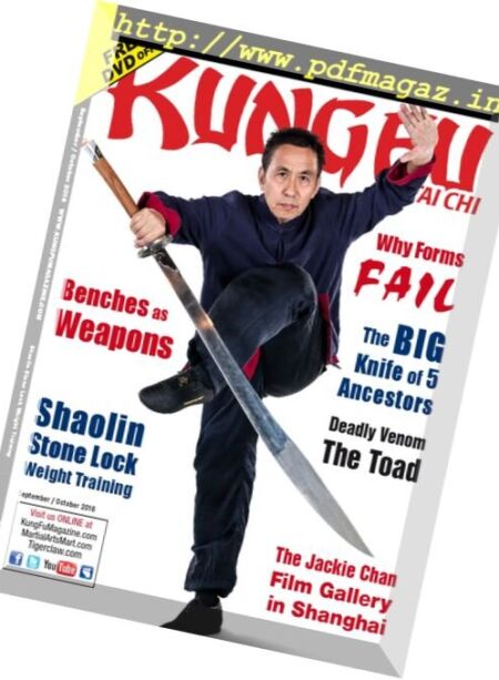 Kung Fu Tai Chi – September-October 2016 Cover
