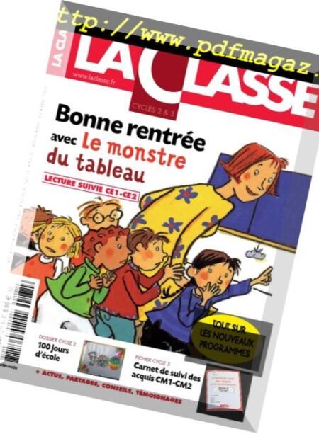 La Classe – Aout-Septembre 2016 Cover