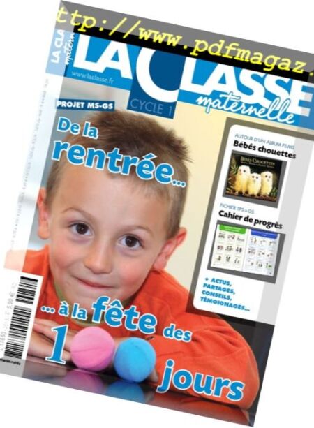 La Classe Maternelle – Aout-Septembre 2016 Cover
