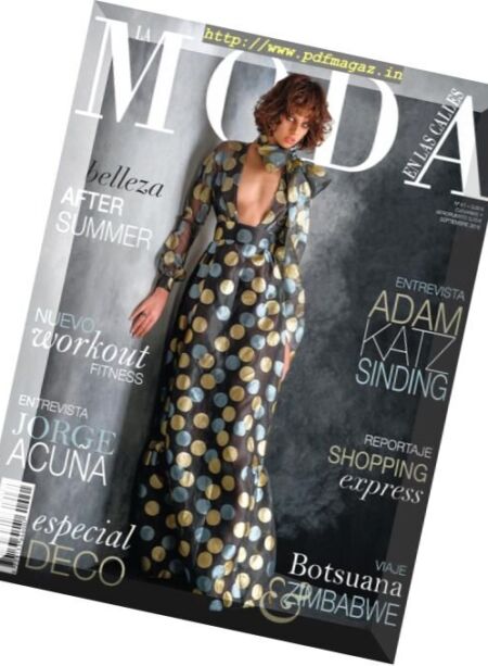 La Moda en Las Calles – Septiembre 2016 Cover