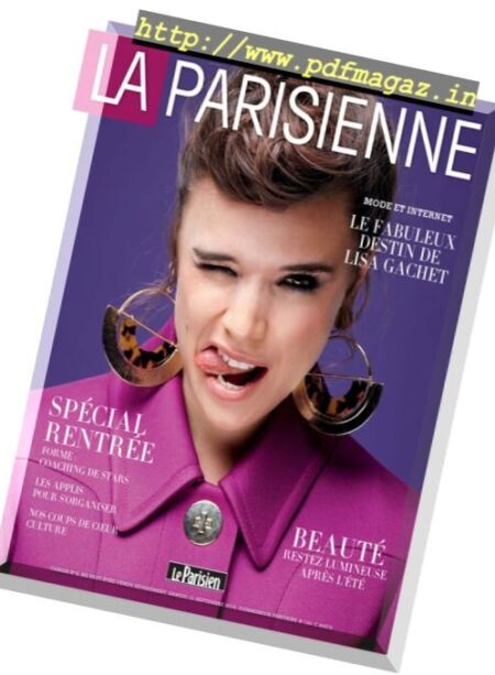 La Parisienne – Septembre 2016 Cover
