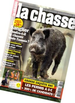 La Revue Nationale de la Chasse – Aout 2016