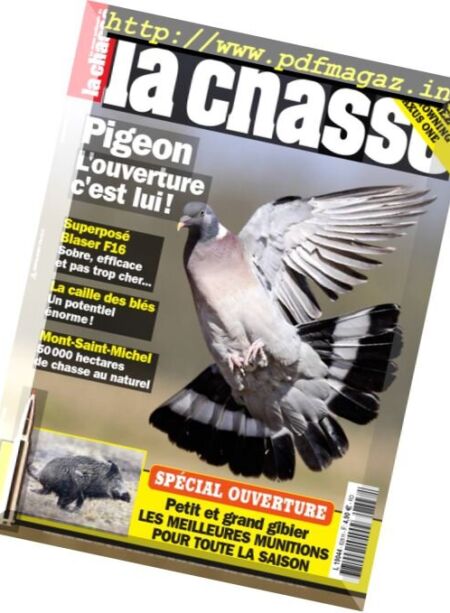 La Revue Nationale de la Chasse – Septembre 2016 Cover