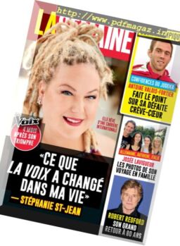 La Semaine – 26 Aout 2016