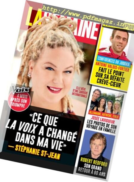 La Semaine – 26 Aout 2016 Cover