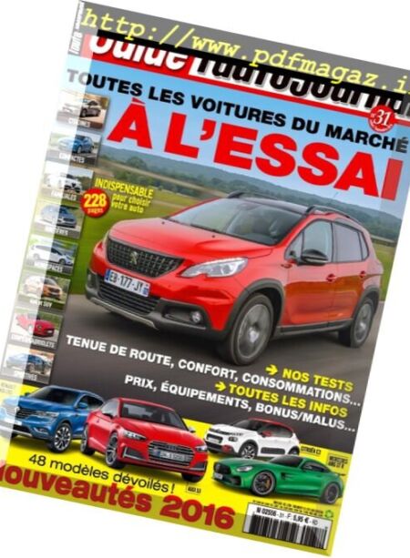 L’Auto-Journal Le Guide – Aout-Septembre 2016 Cover
