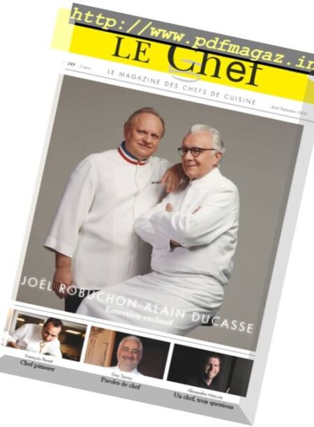 Le Chef – Aout-Septembre 2016 Cover