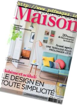 Le Journal de la Maison – Septembre 2016
