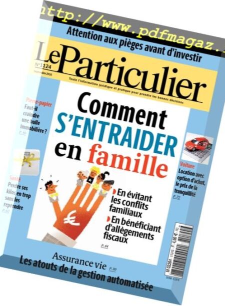 Le Particulier – Septembre 2016 Cover