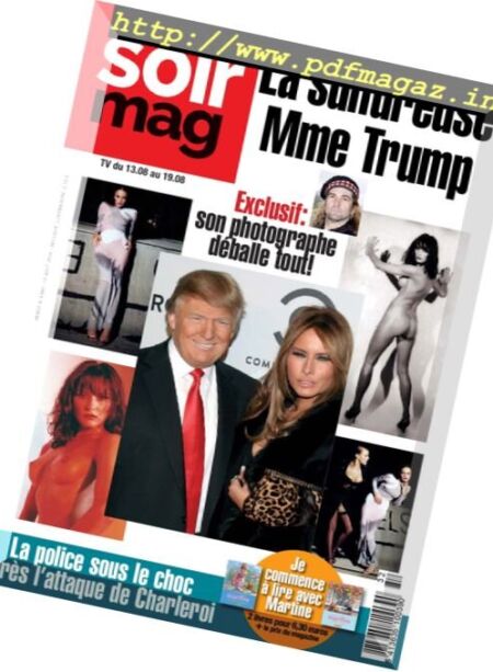 Le Soir Magazine – 13 au 19 Aout 2016 Cover