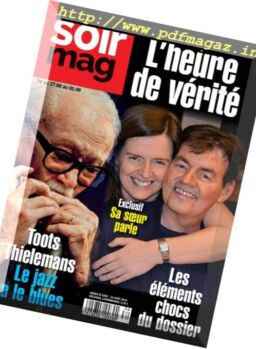 Le Soir Magazine – 27 Aout au 2 Septembre 2016