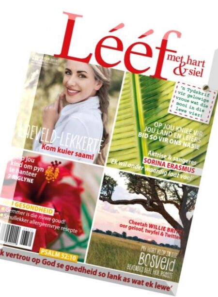 Leef – August 2016 Cover