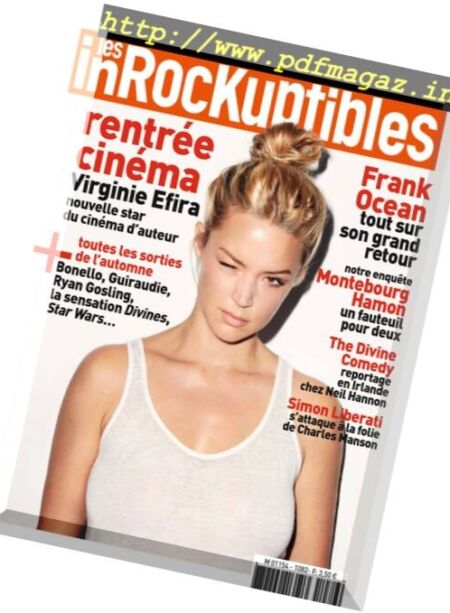 Les Inrockuptibles – 24 au 30 Aout 2016 Cover