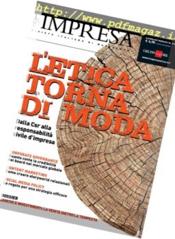 L’impresa – Luglio-Agosto 2016