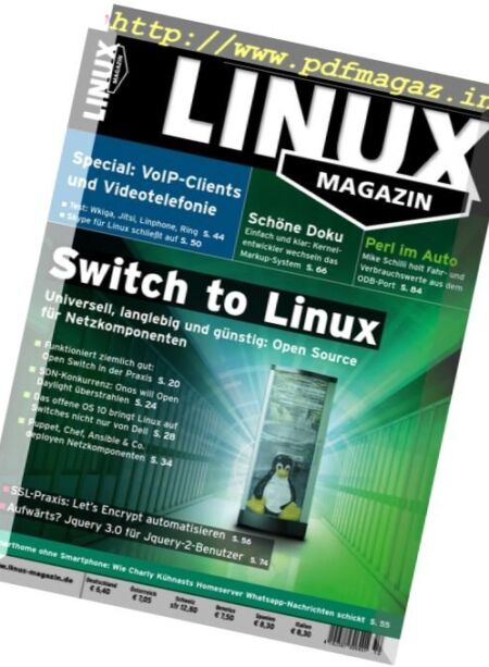 Linux-Magazin – Oktober 2016 Cover