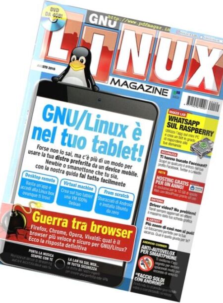 Linux Magazine – Agosto 2016 Cover