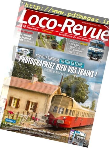 Loco-Revue – Septembre 2016 Cover