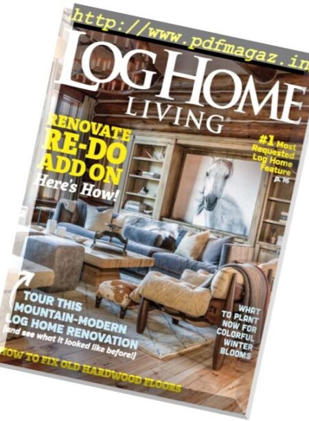 Log Home Living – September 2016 Cover