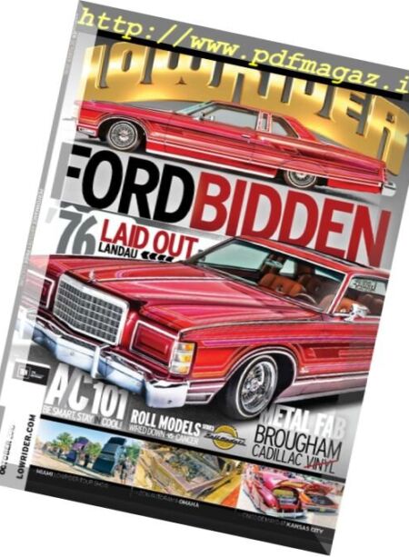 Lowrider – October 2016 Cover