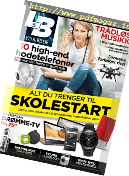 Lyd & Bilde – August 2016 Cover