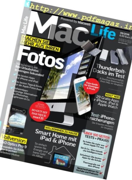 Mac Life Germany – Nr.9, 2016 Cover