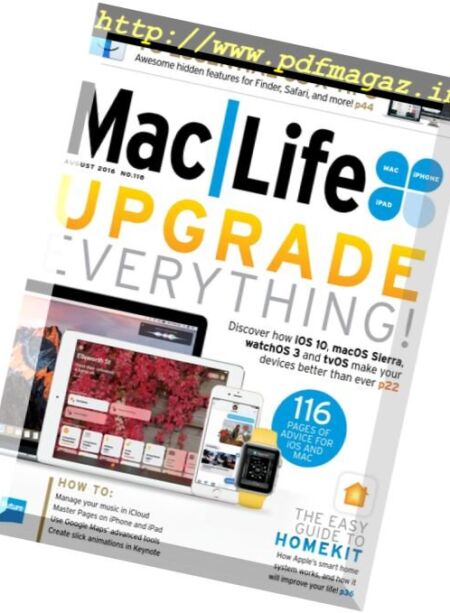 MacLife UK – August 2016 Cover