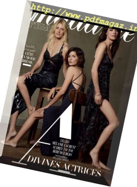 Madame Figaro – 5 Aout 2016 Cover
