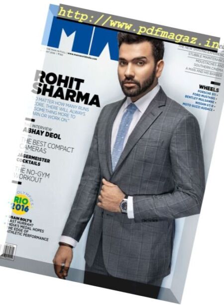 Man’s World – August 2016 Cover