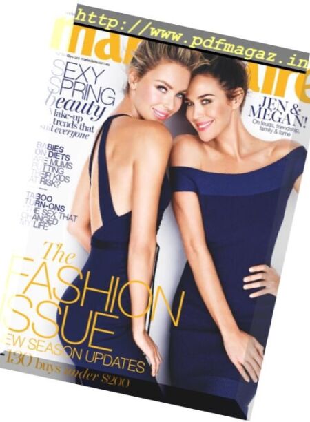 Marie Claire Australia – September 2016 Cover