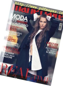 Marie Claire Italia – Settembre 2016