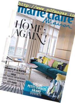 Marie Claire Maison France – Septembre 2016