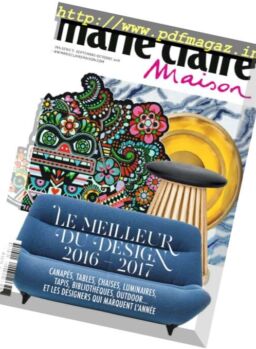 Marie Claire Maison – Hors-Serie – Septembre-Octobre 2016