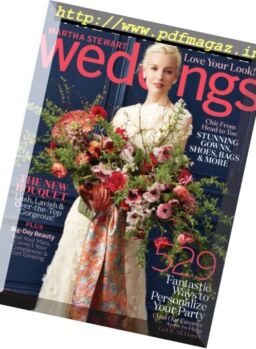 Martha Stewart Weddings – Fall 2016
