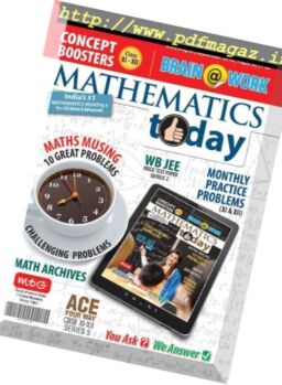 Mathematics Today – September 2016