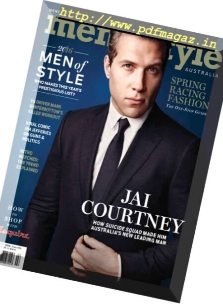 Men’s Style Australia – Issue 69, 2016 Cover