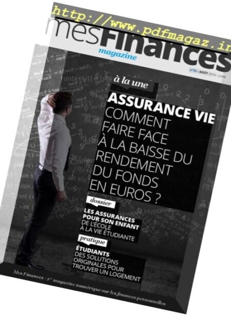 Mes Finances – Aout 2016 Cover